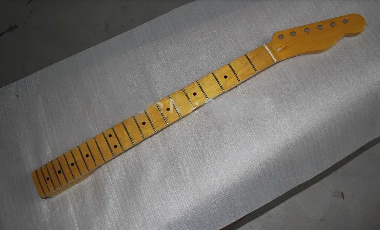 Горячая Оптовая продажа высокое качество 22 лада гитара шеи Кленовый гриф электрогитары лук