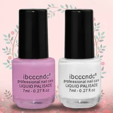 2 бутылки/комплект 7 мл шелушиться Жидкость Nail Art ленты латекс портативный мини размер легко моется ногтей жидкость для ухода за высокое качество Лидер продаж