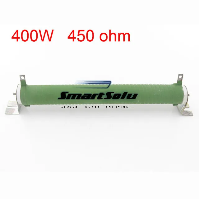 

New Customized Fixed Type 400W 450 ohm Ceramic Tube Resistor