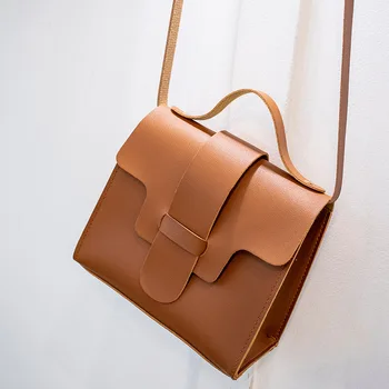 

2018 Solid Fashion Designer Women Bag Leather Handbags Purses PU Shoulder Small Flap Mini Crossbody for Messenger s