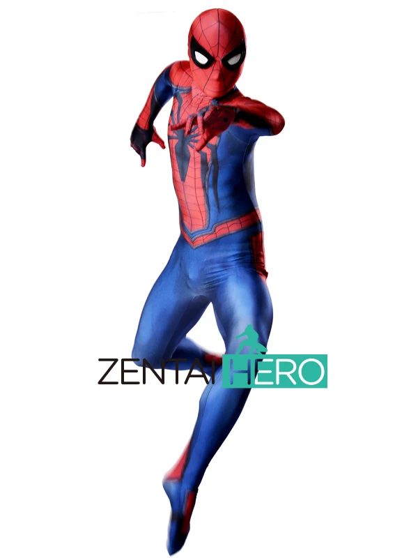 ZentaiHero 3D тени Spidey PS4 Insomniac игры костюм Человека паука спандекс лайкра Человек паук