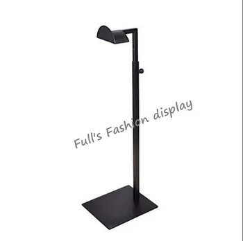 

Free shipping fashion black color metal Women's bags display holder adjustable handbag display stand rack 10pcs