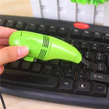 Nuevo estilo pequeño portátil Durable USB aspiradora brocha para polvos colector ordenador teclado teléfono limpieza Universal Gadgets