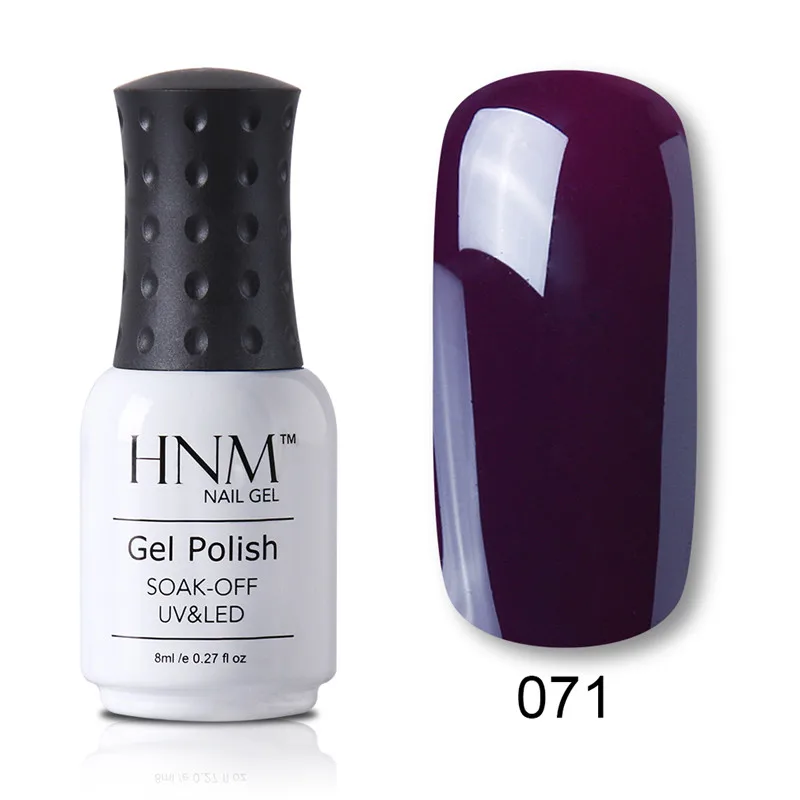 HNM штамповочная Краска Лак для ногтей 8 мл Великолепная цветная краска Gellak Гибридный лак Nagellak Полуперманентная верхняя основа грунтовка эмаль - Цвет: 071