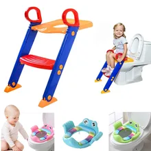 Сиденье для приучения к горшку для малышей со ступенчатым стулом, Складное Сиденье для унитаза, тренерское сиденье, лестница для детского унитаза, безопасное детское туалетное кресло