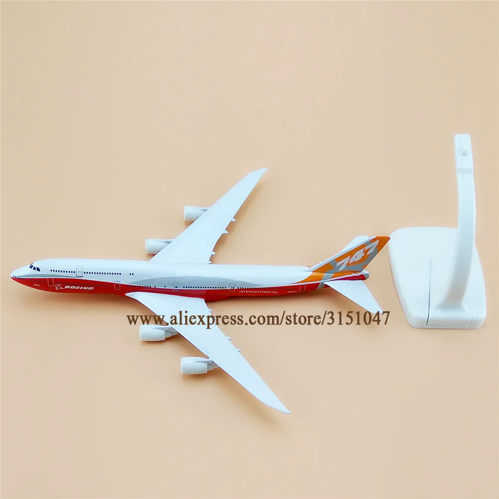 Сплав металла прототип воздушный B747-8 Boeing 747 747-8 Airlines модель самолета Модель самолета Стенд самолет детские подарки 20 см