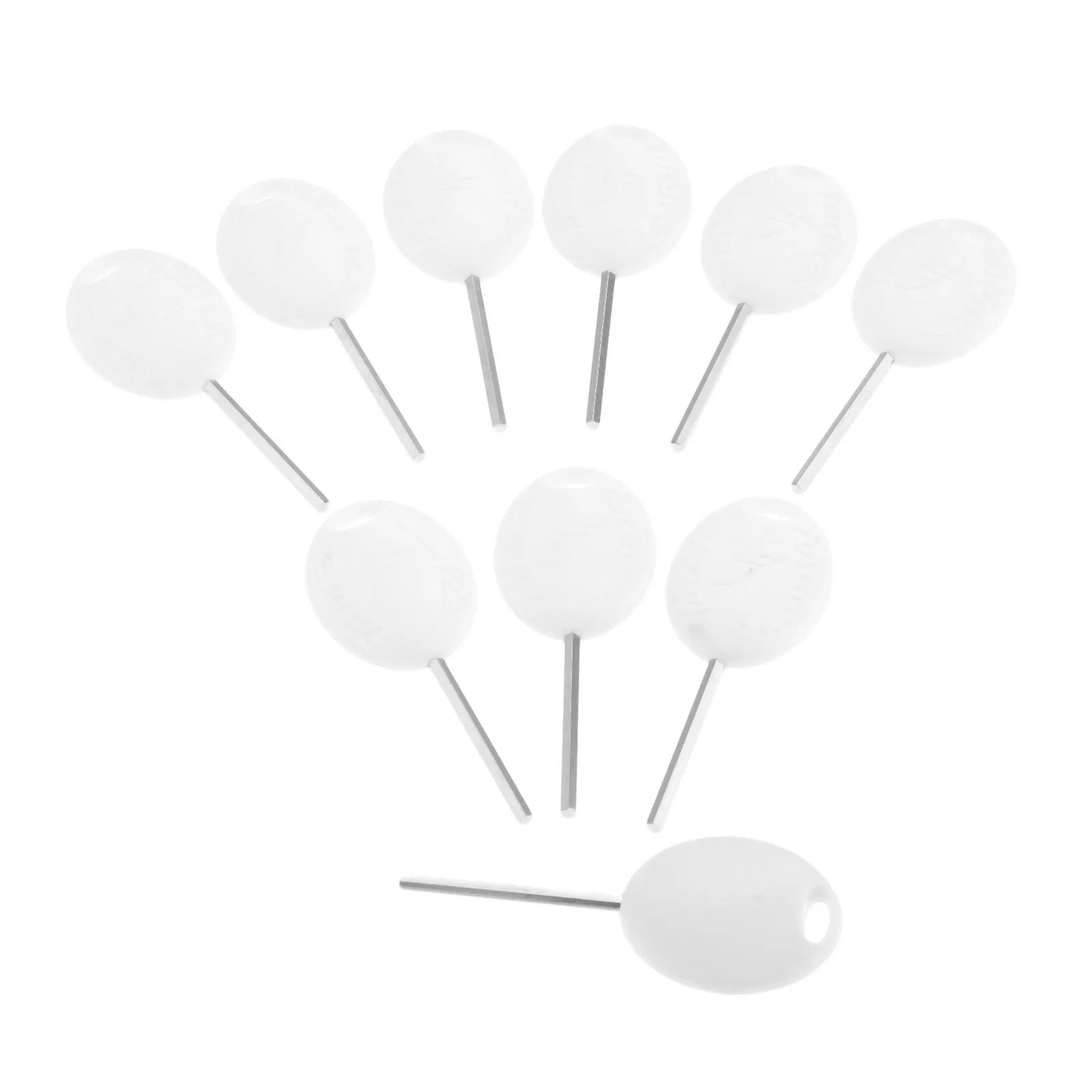 10 Pcs Surfboard Fin Key Surfing Tool Accessories Steel Hex Key And Plastic Molded Handle For Bodyboard Surfboard Longboard 62mm