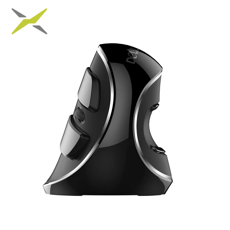 

Delux M618 Plus Wireless Mouse Ergonomics Vertical 6 Function Buttons Office Computer Mouse USB Optical Mice with Removable Palm