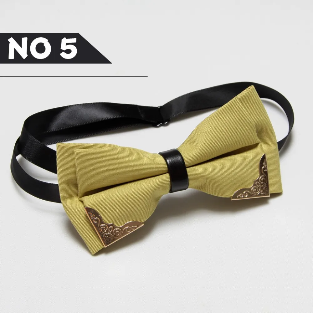 17 Colors Luxury Royal Bow Tie For Men 2017 New Fashion Solid