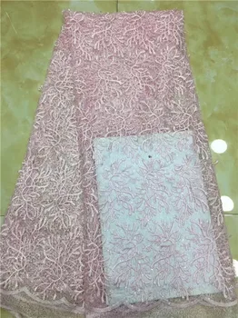 

Popular party embroidery mesh cloth French net fabric for fashion dress PDN254(5yards/lot) multi color