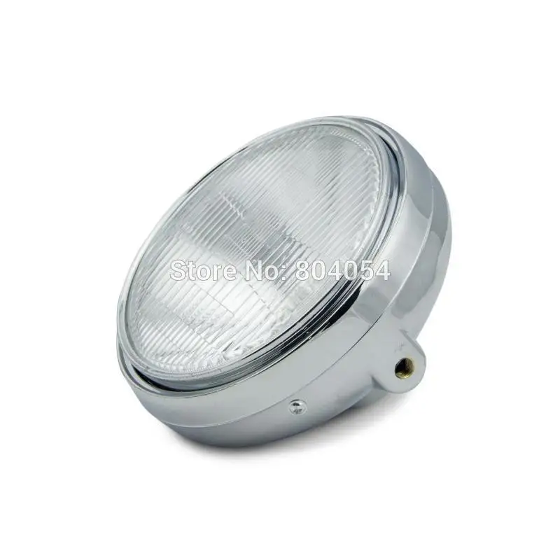Хромированный галогенный головной светильник для Honda CB400 CB500 CB1300 прозрачный объектив головной светильник CB 400 500 1300