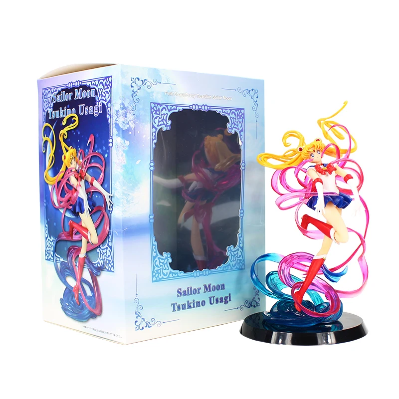20 см Сейлор Мун игрушка Tsukino Beauty Petit Chara Pretty Guardian кристалл сила макияж модель кукла