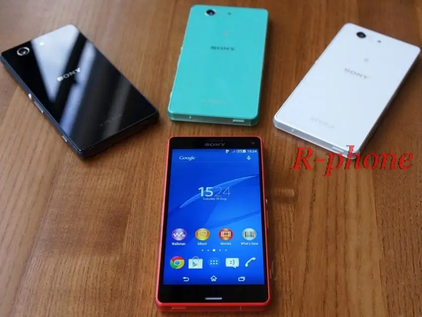 Оригинальный разблокированный сотовый телефон Sony Xperia Z3 Compact 3G 4G Wi Fi GSM 20 7 МП 4 6