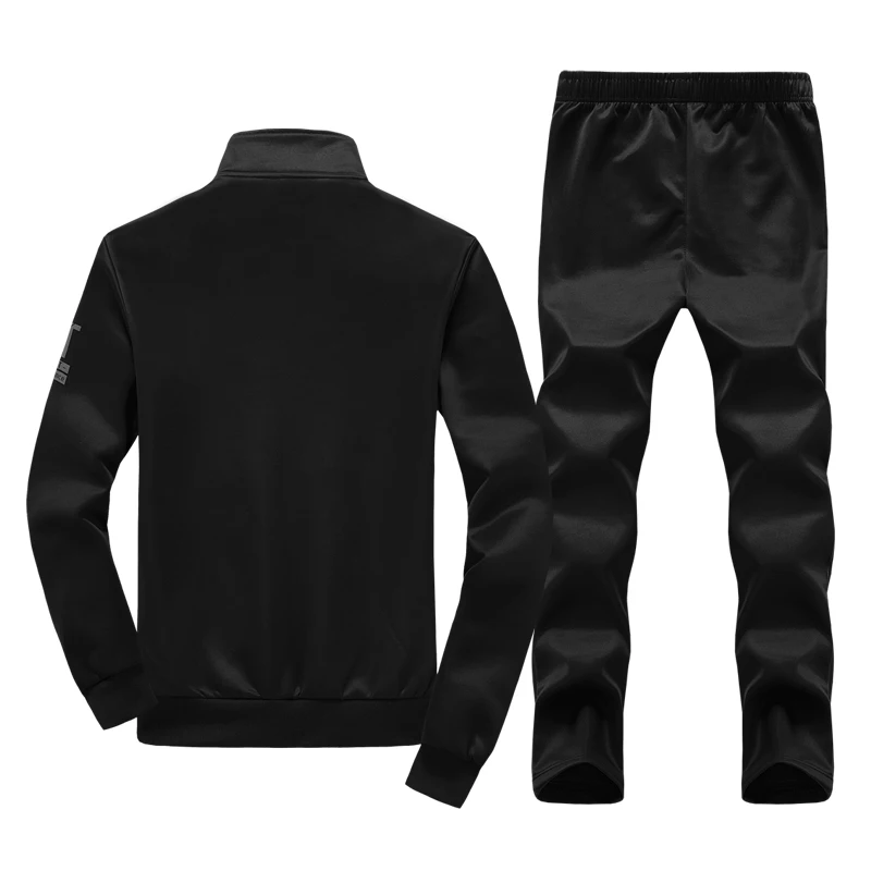 Men Tracksuits with Pants New Gyms Set Plus Size M-4XL Male Spring Two Piece Clothing Casual Track Suit Sportswear Sweatsuits