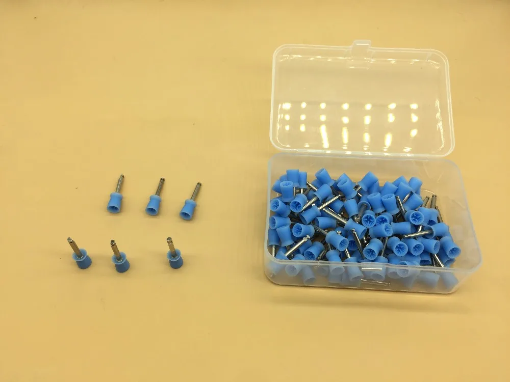100 шт./коробка зубная щётка для полировки зубов|dental tooth|dental carerubber tooth |