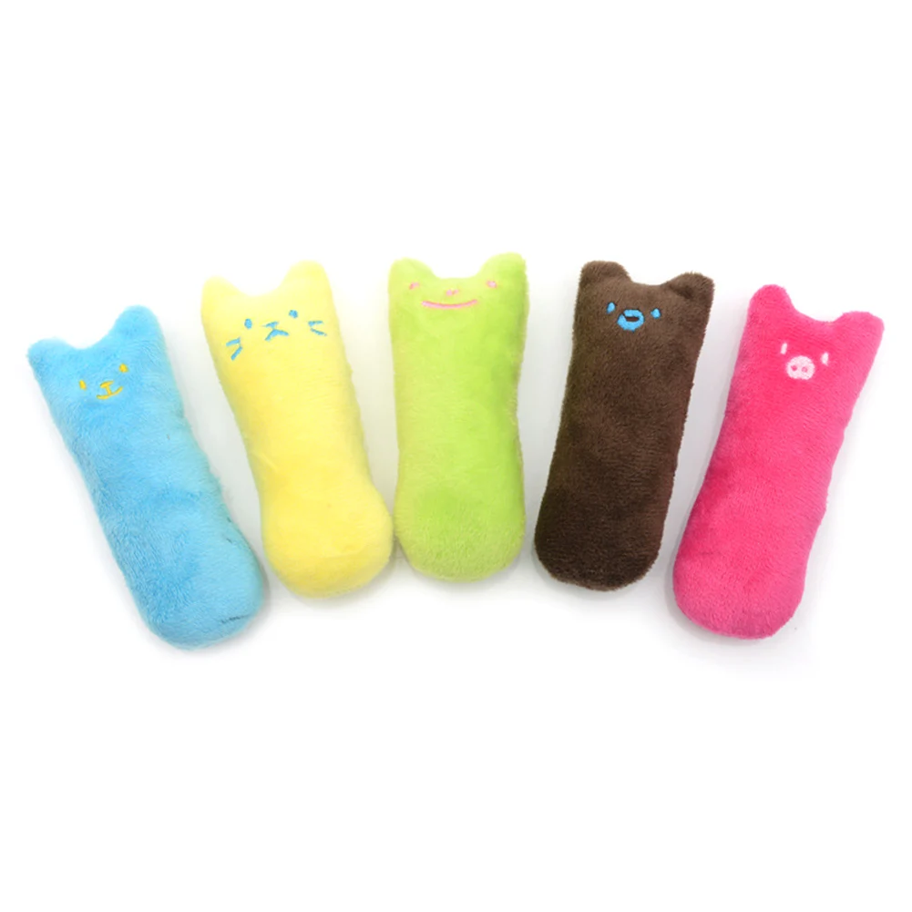 New Arrival Dog Cat Toys Pet Puppy Chew Squeaker Plush Toys Cute Thumb
