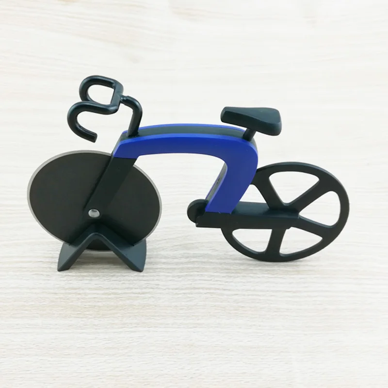 

Bicycle Pizza Cutter Wheel Stainless Steel Plastic Bike Roller Pizza Chopper Slicer Kitchen Gadget PAK55