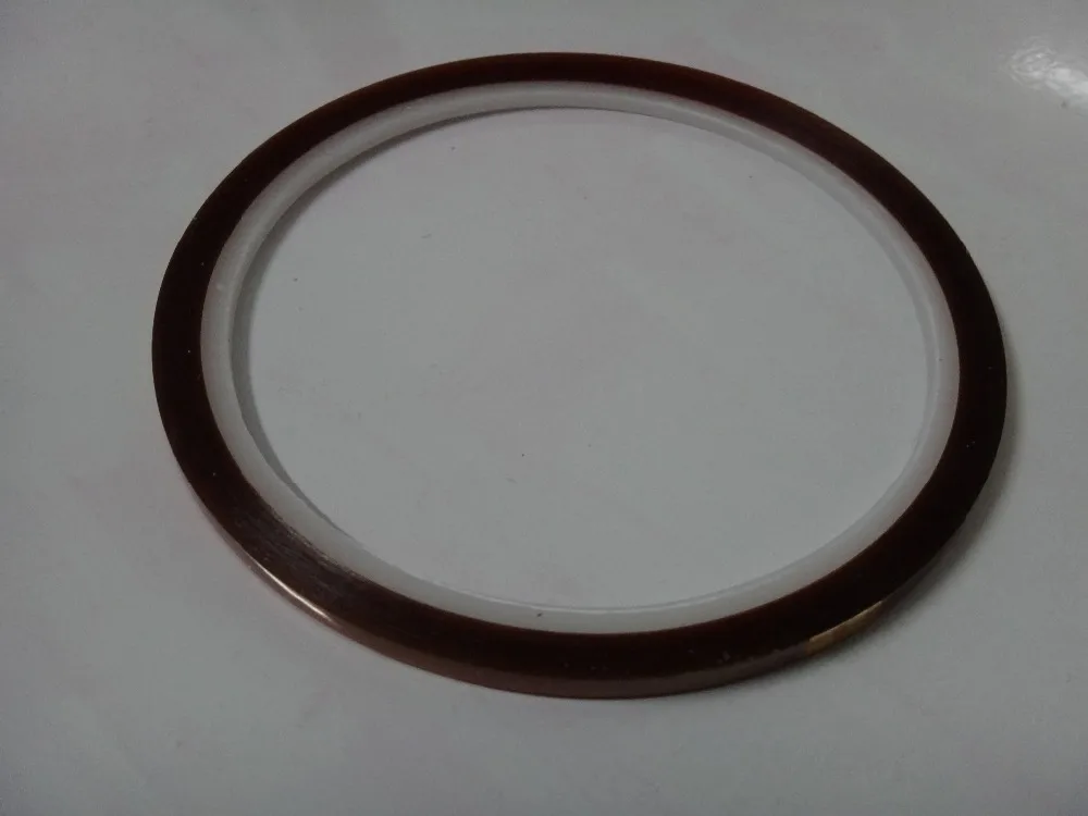 

High quality 5PCS 3MMX33M 100ft Adhesive Tape High Temperature Heat Resistant Polyimide Tape for Electronic Industry