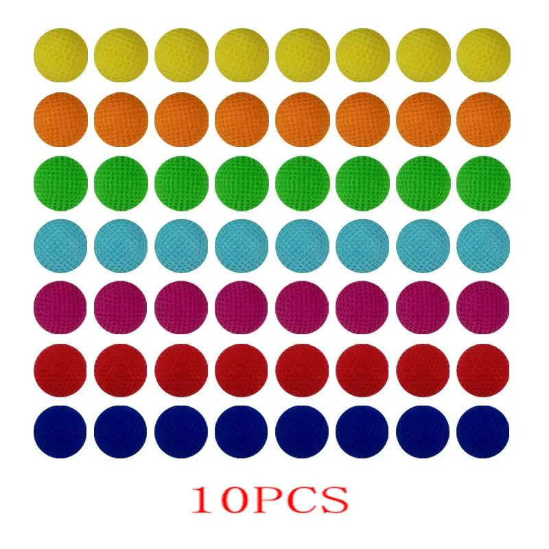 

10pcs Round Ball Refill Bullet Toy Gun Ball Dart Rival Rival Apollo Zeus Atlas Clip Toys For Outdoor Boy Childrens