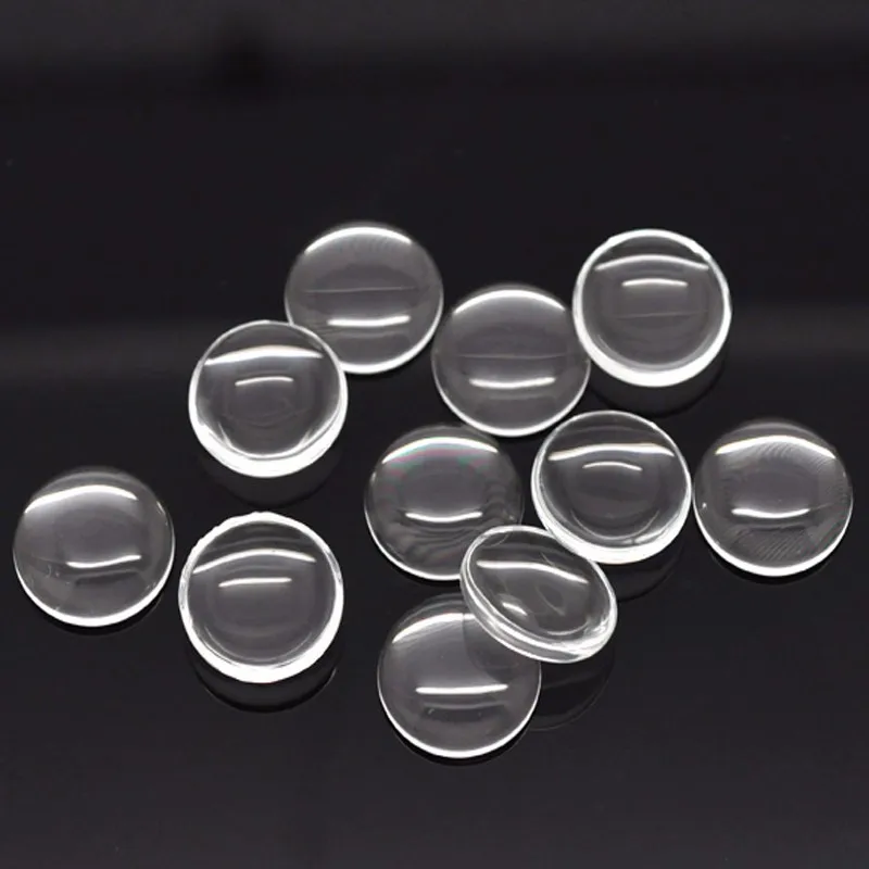50PCs-Clear-Round-14mm-Glass-Cabochon-Dome-Seals-Dome-Flat-Back-Embellishments-DIY-Jewery-Finding-