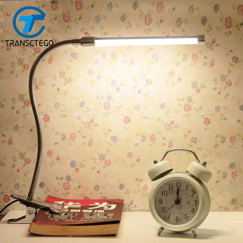Светодиодные настольные лампы с зажимом прикроватные для чтения лампы|led desk