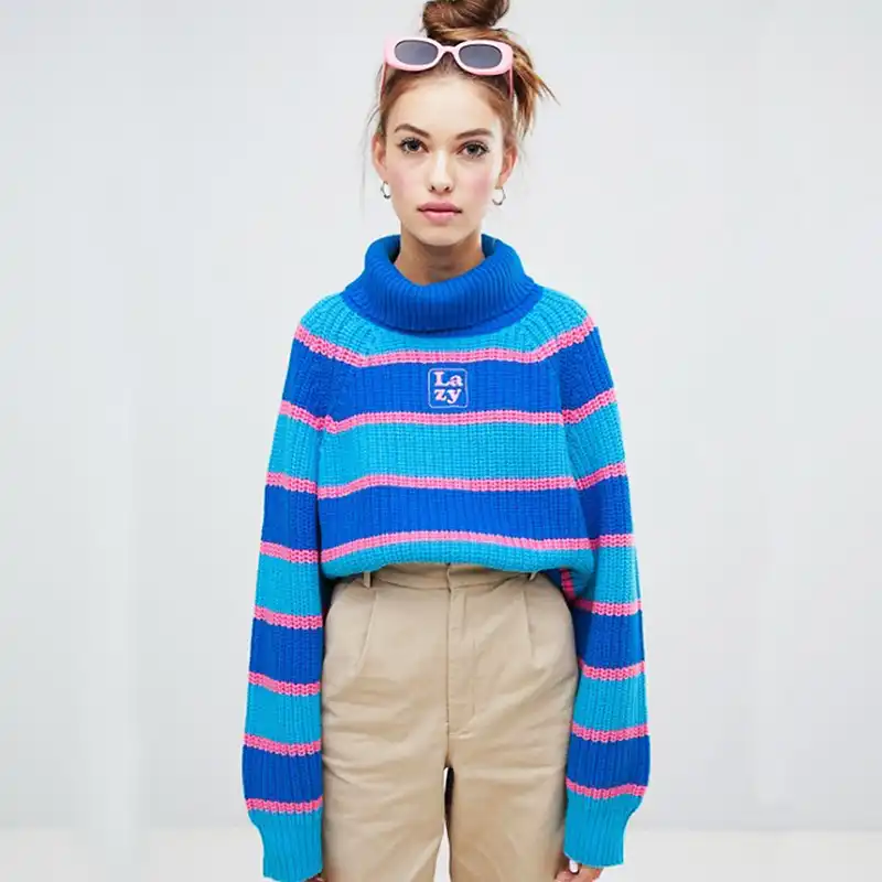 Blue and pink jumper Clearance