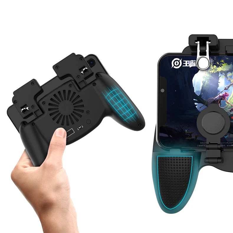 Smart Phone Gaming Trigger for PUBG Mobile Gamepad Fire Aim Key L1 R1 Shooter Pubg Controller Coole
