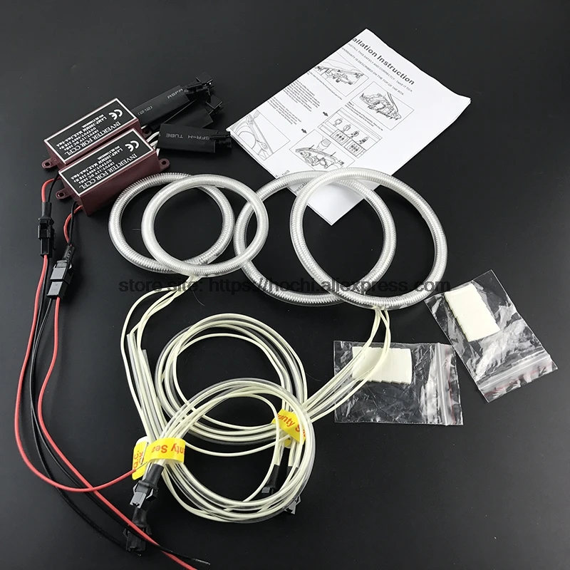 HochiTech ccfl комплект ангельских глаз белый 6000k гало кольца фара для Hyundai Sonata 2002 2003 2004