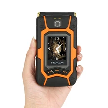 Сильный! большая кнопка 3,5 дюймов сенсорный экран русская клавиатура флип телефон раскладушка большой голос большой аккумулятор долгий режим ожидания мобильный телефон