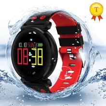 Горячая распродажа! умный Браслет, IP68 водонепроницаемый сердечного ритма приборы для измерения артериального давления/кислорода в крови монитор 3D цветная hd-камера заднего вида C Дисплей smartband