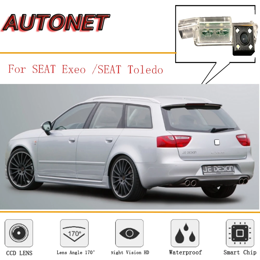 AUTONET заднего вида Камера для сиденья Exeo/SEAT Toledo/CCD/Ночное видение/Реверсивный Парковка Камера/License тарелка Камера