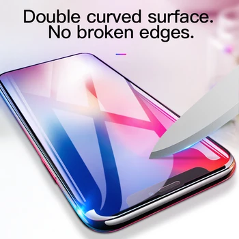 HOCO for Apple iPhone X XSMax XR Full HD Tempered Glass Film Screen Protector Protective glue 3D Full Cover Screen Protection 3