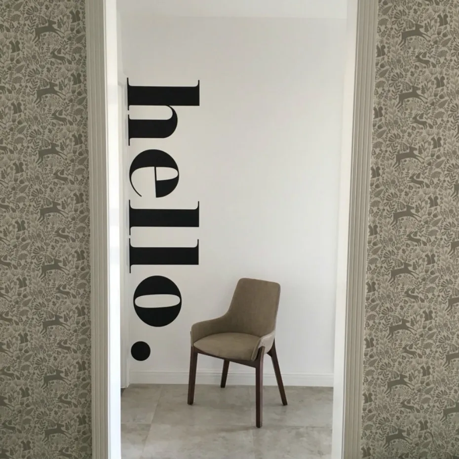 

HELLO Creative Wall Sticker Removable Poster Art Decals DIY Vinyl Mural Stickers For Kids Room Door Window Home Decoration