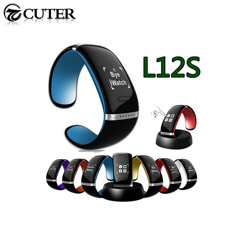 L12S OLED Touch Screen Smart Bracelet U Bluetooth SMS Sync Watch font b Smartwatch b font