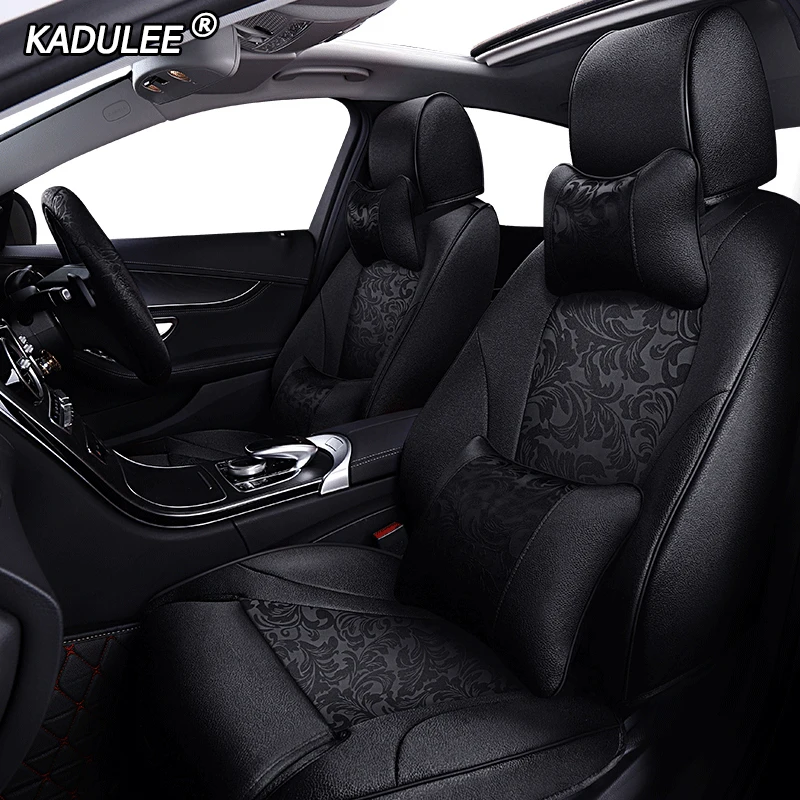 

KADULEE Make Custom fabric car seat covers For Hyundai Sonata Elantra Tucson i30 IX35 IX25 MISTRA Verna SantaFe ENCINO car seats