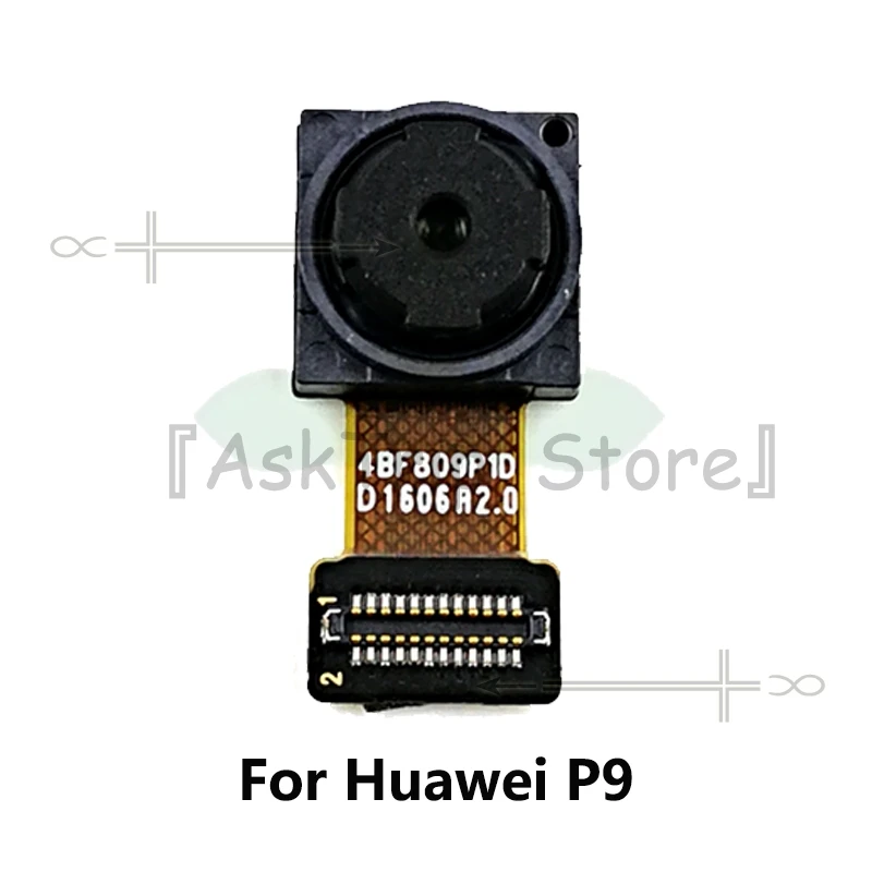 Оригинальная фронтальная камера для лица, гибкий кабель для телефона, запасные части для huawei Ascend P6 P7 P8 MAX P9 P10 Lite Plus - Цвет: For Huawei P9