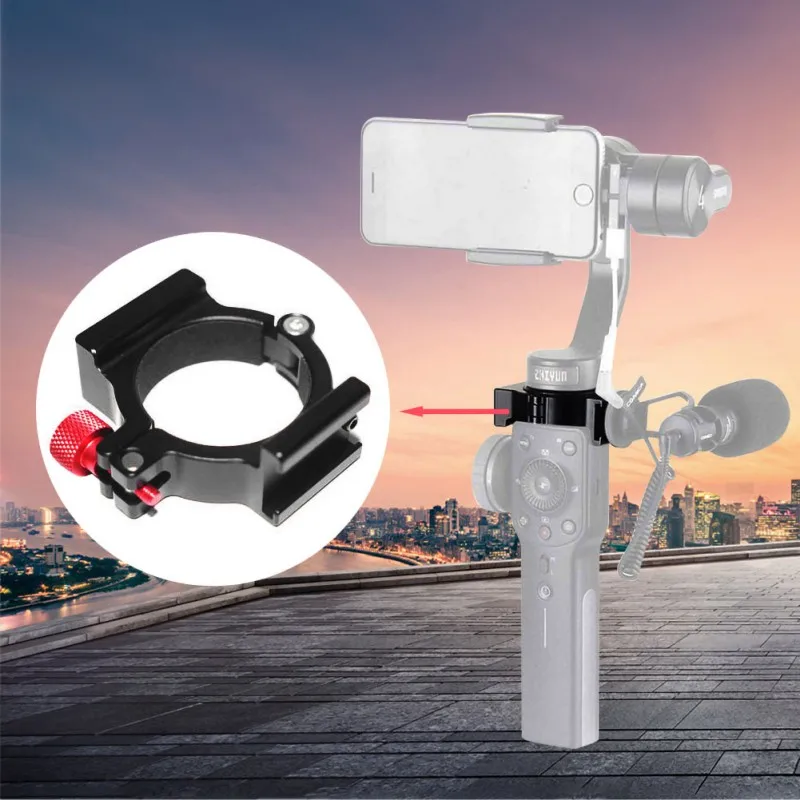 

Bracket for Zhiyun Smooth 4 Gimbals Stabilizer Microphone Clip Stability Clamp Handheld Accessories 1/4 Thread Mounting Ring