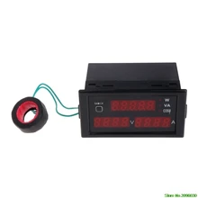 DL69-2048 Многофункциональный Вольтметр переменного тока Амперметр Напряжение измеритель тока AC 80-300 в