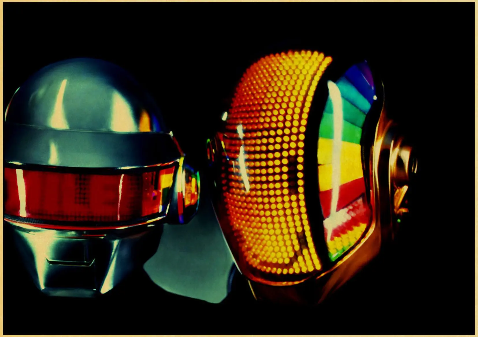 Daft панк-рок постер с музыкальной Группой высокого качества печатная живопись Ретро плакат домашний декор художественный плакат - Цвет: W065