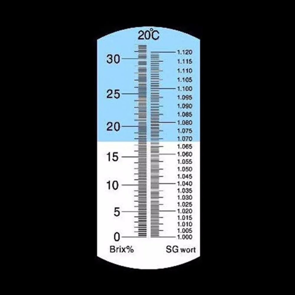 Yieryi новый ручной 0 ~ 32% Brix 1,000-1,120 пивное сусло SG рефрактометр удельного веса Brew рефрактометр пива сусла Двойной весы