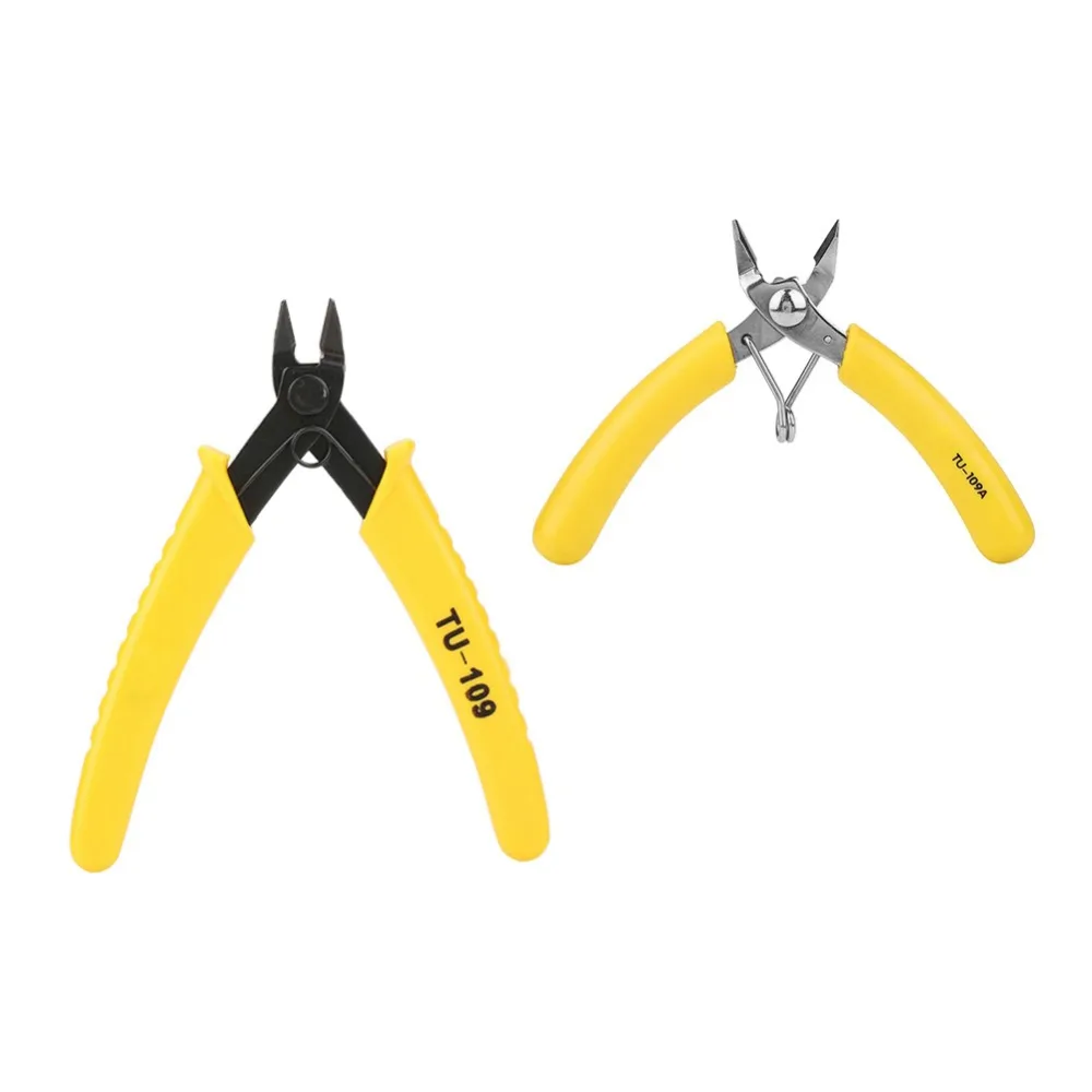 

5in Electronic Diagonal Pliers Cable Side Cutting Nippers Wire Cutter Tool