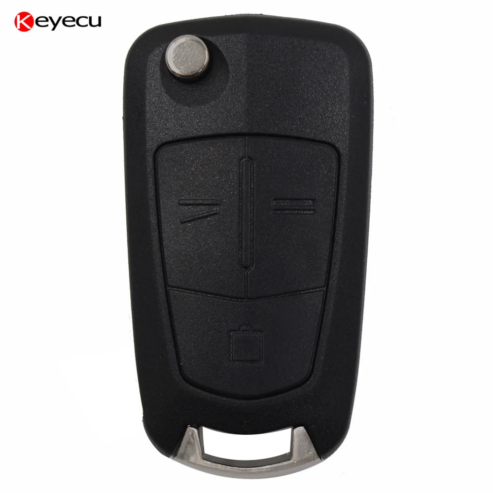 New Uncut 3 Button 433Mhz Remote Control Key Fob With ID46 for Vauxhall Opel Zafira B