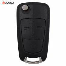 New Uncut 3 Button 433Mhz Remote Control Key Fob With ID46 for Vauxhall Opel Zafira B
