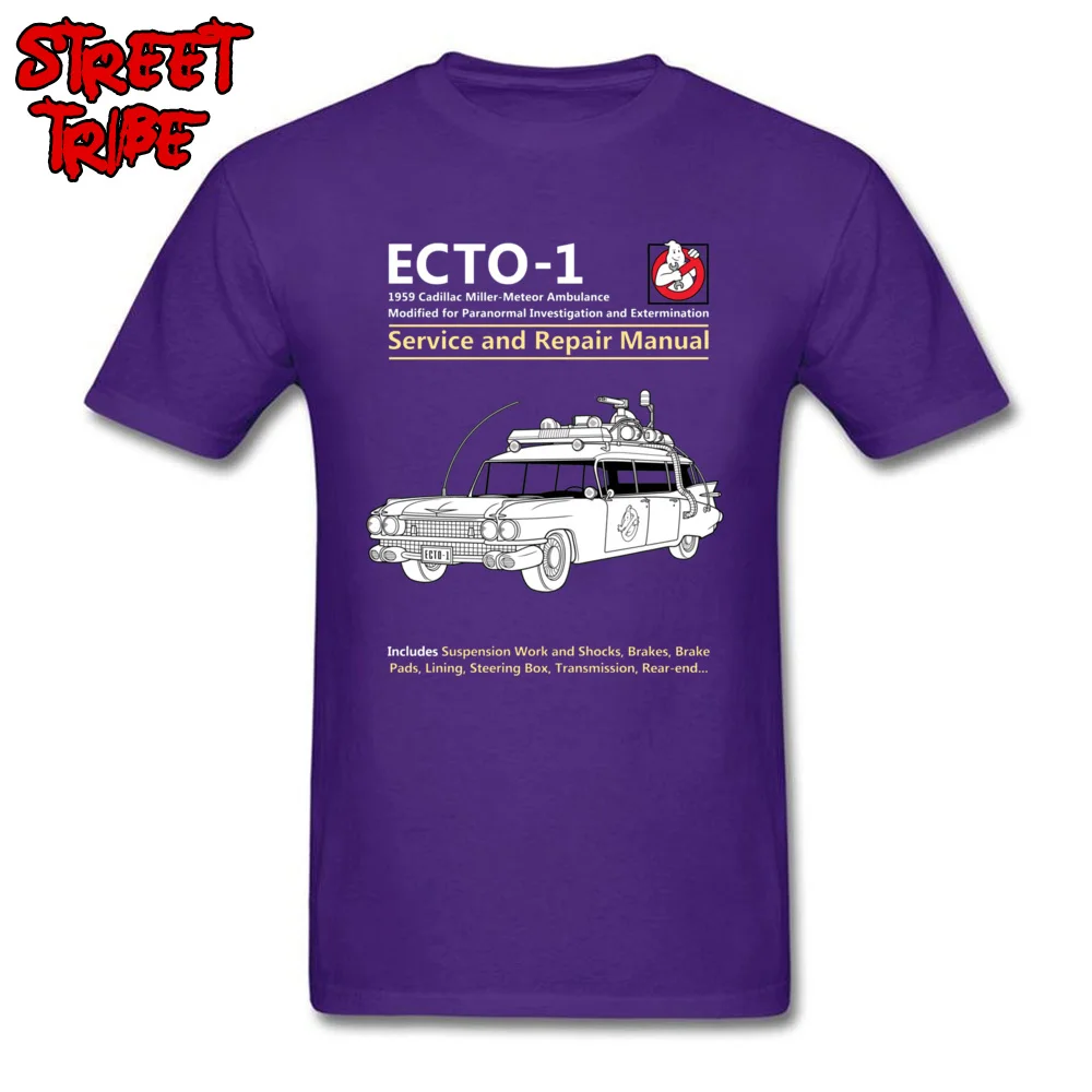 Classic Crazy Lovers Day 100% Cotton O-Neck Men's Tops Shirt Europe T Shirt 2018 Fashion Short Sleeve T-shirts ECTO 1 Service and Repair Manual 21087 purple
