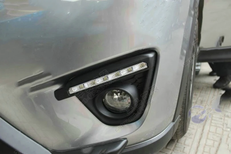Автомобильный мигающий DRL для Mazda CX 5 CX5 2012 2013 2014 2015 2016 дневные ходовые огни