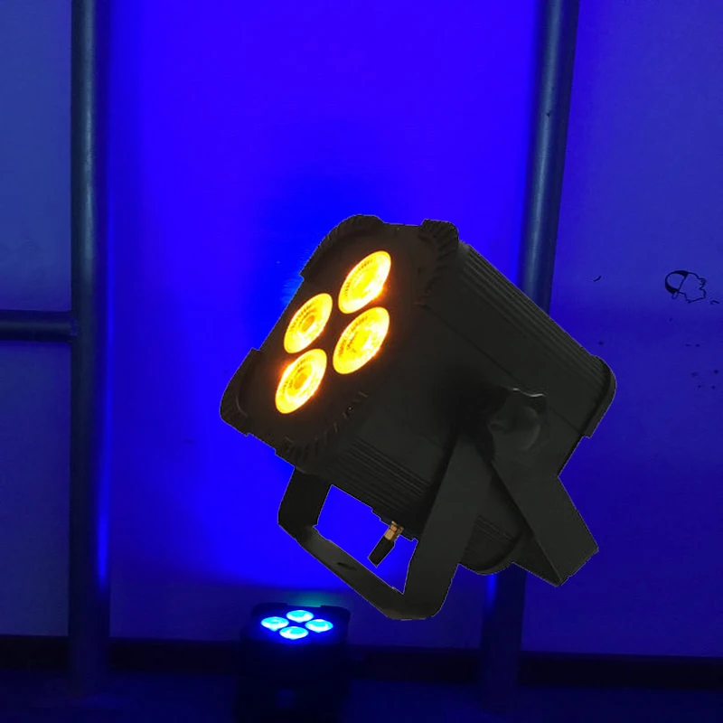 

10X LOT 4*18W 6IN1 RGBAW UV Battery Powered Wireless LED Par Light Stage Lighting For Event Party With Remote Control