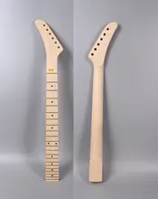 Maple Guitar Neck 22 Fret 25.5 Inch Locking Nut banana Style Unfinished Electric Guitar Replacement Left Hand цена Maple Guitar Neck 22 Fret 25.5 Inch Locking Nut banana Style Unfinished Electric Guitar Replacement Left Hand цены онлайн