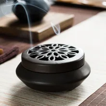 Столовая гостиная Вертикальная ароматическая горелка Керамическая креативная линия ароматические благовония горелка домашний офис украшения Deocr