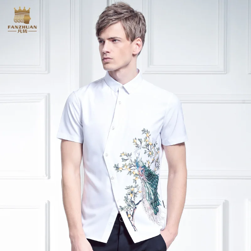 fanzhuan free shipping new male summer casual fashion men s white