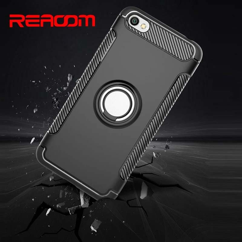 Reaoom Роскошный чехол для телефона Xiaomi Redmi Примечание 5A Prime мягкий жесткий с кольцом